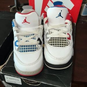 Jordan retro 4 toddler 8c